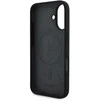 DKNY Liquid Silicone Arch Logo MagSafe Apple iPhone 16 Plus dėklas telefonui juodos spalvos