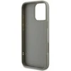 DKNY PU Leather Quilted Stack Logo Apple iPhone 16 Pro Max dėklas telefonui pilkos spalvos