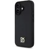 DKNY DKHMP16SPSHRPSK Apple iPhone 16 6.1" dėklas telefonui juodos spalvos Repeat Pattern Stack Logo MagSafe