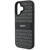 DKNY DKHCP16SPRTHSLK Apple iPhone 16 6.1" dėklas telefonui juodos spalvos Texture Pattern Tonal Stripe