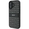 DKNY DKHCP16SPRTHSLK Apple iPhone 16 6.1" dėklas telefonui juodos spalvos Texture Pattern Tonal Stripe