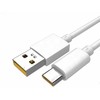 DL136 OPPO USB-C duomenų kabelis SUPERVOOC Charge 65W 1m Baltas (masinis)