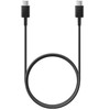 EP-DG980BBE Samsung USB-C/USB-C duomenų kabelis 3A 1m juodos spalvos (Bulk)