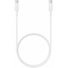 EP-DG980BWE Samsung USB-C/USB-C duomenų kabelis 3A 1m baltos spalvos (Bulk)
