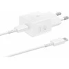 112803 EP-T2510EWE + EP-DN980BWE Samsung USB-C 25W Kelioninis įkroviklis + USB-C Data kabelis baltos spalvos (OOB Bulk)
