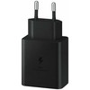 EP-T4510XBE Samsung 45 W kelioninis įkroviklis + USB-C duomenų kabelis juodas (pažeista pakuotė)