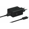 EP-T5020XBE Samsung Dual USB-C 50W kelioninis įkroviklis + USB-C duomenų kabelis Juodas