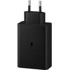 EP-T6530NBE Samsung Trio (2xUSB-C,1xUSB-A) 65W kelioninis įkroviklis juodas (pažeista pakuotė)
