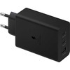 EP-T6530NBE Samsung Trio (2xUSB-C,1xUSB-A) 65W kelioninis įkroviklis juodas (pažeista pakuotė)
