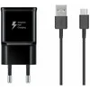 EP-TA200EBE + EP-DR140ABE Samsung 15 W kelioninis įkroviklis + USB-C duomenų kabelis juodas (OOB masinis)