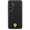 Ferrari FEHCS24MN3 PUK S24+ S926 juodos spalvos kietas dėklas Carbon Stitched Bottom