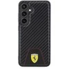 Ferrari FEHCS24SN3 PUK S24 S921 juodos spalvos kietas dėklas Carbon Stitched Bottom