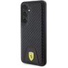 Ferrari FEHCS24SN3 PUK S24 S921 juodos spalvos kietas dėklas Carbon Stitched Bottom