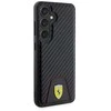 Ferrari FEHCS24SN3 PUK S24 S921 juodos spalvos kietas dėklas Carbon Stitched Bottom