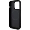 Apple iPhone 15 Pro Ferrari dėklas Carbon Metal Logo MagSafe (FEHMP15LPTEK) juodos spalvos
