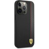 Dėklas Ferrari FESAXHCP13LBK, skirtas iPhone 13 Pro/13, juodas