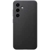 Dėklas Samsung Galaxy S24 Vegan Leather Cover Juodas