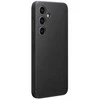 Dėklas Samsung Galaxy S24 Vegan Leather Cover Juodas