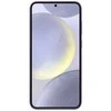 Dėklas „Samsung Galaxy S24+“ veganiškas odinis dangtelis tamsiai violetinis