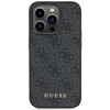 Dėklas GUESS GUHCP15LG4GFGR IPHONE 15 PRO 6.1 "GRAY/GRAY HARD CASE 4G METAL GOLD LOGO
