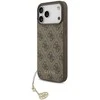 Guess 4G Charm dėklas skirtas Apple iPhone 17 Pro Max Tone on Tone rudos spalvos
