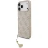 Guess 4G Charm dėklas skirtas Apple iPhone 17 Pro Max Tone on Tone rožinės spalvos