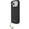 Guess 4G Charm dėklas skirtas Apple iPhone 17 Pro Max Tone on Tone pilkos spalvos