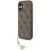 Guess 4G Charm dėklas skirtas Apple iPhone 17 Tone on Tone rudos spalvos