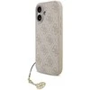 Guess 4G Charm dėklas skirtas Apple iPhone 17 Tone on Tone rožinės spalvos