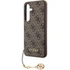 GUESS dėklas skirtas Samsung Galaxy S24 GUHCS24SGF4GBR (4G Charm) rudos spalvos