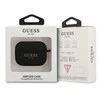 Guess GUAPLSC4EK AirPods Pro dėklas ausinėms juodos spalvos silikoninis Charm 4G Collection