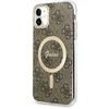 GUESS GUHMN61H44 IPHONE 11 6.1" RUDAS/RUDAS KIETAS DĖKLAS 4G MAGSAFE