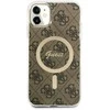GUESS GUHMN61H44 IPHONE 11 6.1" RUDAS/RUDAS KIETAS DĖKLAS 4G MAGSAFE