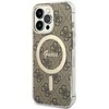 GUESS GUHMP13LH44 IPHONE 13 PRO / 13 6.1" RUDAS / RUDAS KIETAS DĖKLAS 4G MAGSAFE
