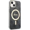 Dėklas Guess GUHMP14SH4STK iPhone 14 6.1" juoda/juodas hardcase 4G MagSafe