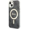 Dėklas Guess GUHMP14SH4STK iPhone 14 6.1" juoda/juodas hardcase 4G MagSafe