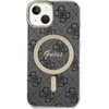 Dėklas Guess GUHMP14SH4STK iPhone 14 6.1" juoda/juodas hardcase 4G MagSafe