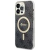 Apple iPhone 14 Pro Max Guess dėklas 4G Print MagSafe + Belaidis Įkroviklis (GUBPP13LH4EACSK)