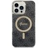 Apple iPhone 14 Pro Max Guess dėklas 4G Print MagSafe + Belaidis Įkroviklis (GUBPP13LH4EACSK)
