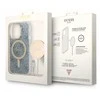 Apple iPhone 14 Pro Guess dėklas 4G Print MagSafe + Belaidis Įkroviklis (GUBPP14XH4EACSK)