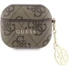 Guess 4G PU Charm dėklas skirtas AirPods 3 Brown