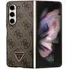 Samsung Galaxy Z Fold 5 Guess Odinis Dėklas 4G Triangle Strass (GUHCZFD5P4TDPW) rudos spalvos
