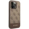 Guess GUHCP14LG4GLBR Apple iPhone 14 Pro 6,1″ rudos spalvos kietas dėklas 4G Stripe Collection