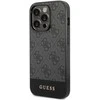Guess GUHCP14XG4GLGR Apple iPhone 14 Pro Max 6,7" dėklas telefonui pilkos spalvos hard case 4G Stripe Collection