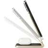 Indukcinis įkroviklis 15W sulenkiamas 2in1 Guess 4G Pattern MagSafe (GUDCFAL4PEGK) juodos spalvos