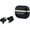 Guess Auksinė Line blizgaus paviršiaus TWS belaidės ausinės, juodos