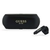 Guess ausinės Bluetooth GUTWSC2MCDSK TWS juodos spalvos Elongated Metalic Printed Logo
