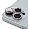 Guess Fixed Glliter lešio apsauga Apple iPhone 16 Pro/16 Pro Max Rožinė
