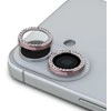 Guess Fixed Glliter lešio apsauga Apple iPhone 16/16 Plus Rožinė