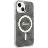 Guess GUHMP15SH4STW Apple iPhone 15 / 14 / 13 6.1″ rudos spalvos kietas dėklas IML 4G MagSafe